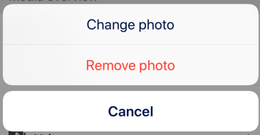 Default UIAlertController appearance