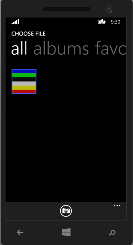FileOpenPicker in Windows Phone 8.1