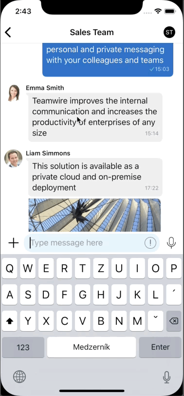 Context menu with highlight and dim