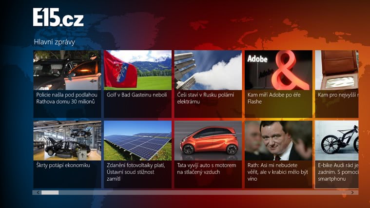 E15: 1 of the first 5 Czech Windows 8 apps