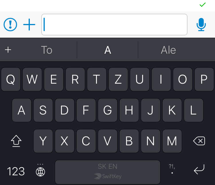 Button with keyboard